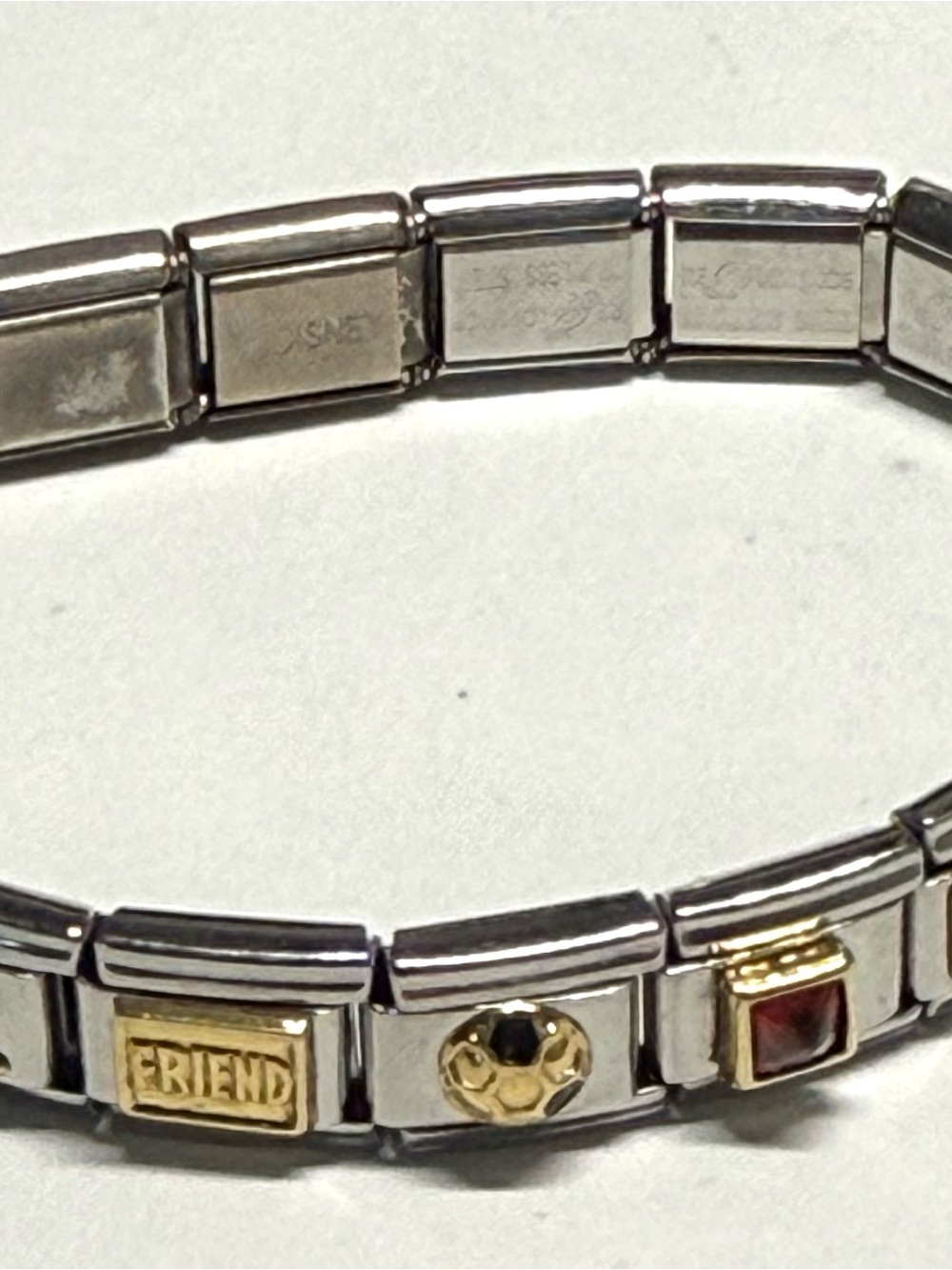 Vintage Zoppini Italian Charm Bracelet Y2K 9mm